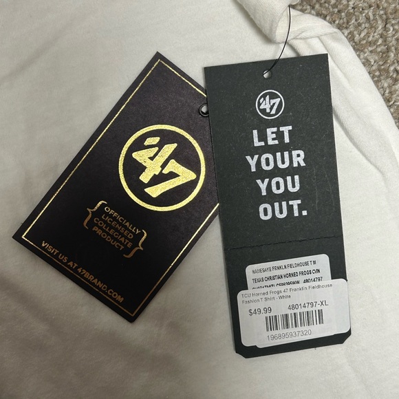 TCU Horned Frogs 47 Brand Franklin Fieldhouse Fashion College Vault Shirt - Picture 5 of 5